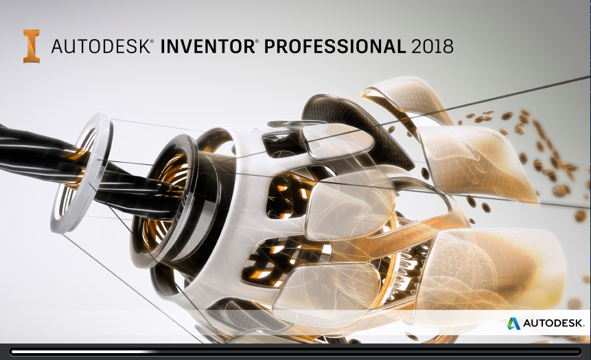 Screenshot of Inventor loading screen