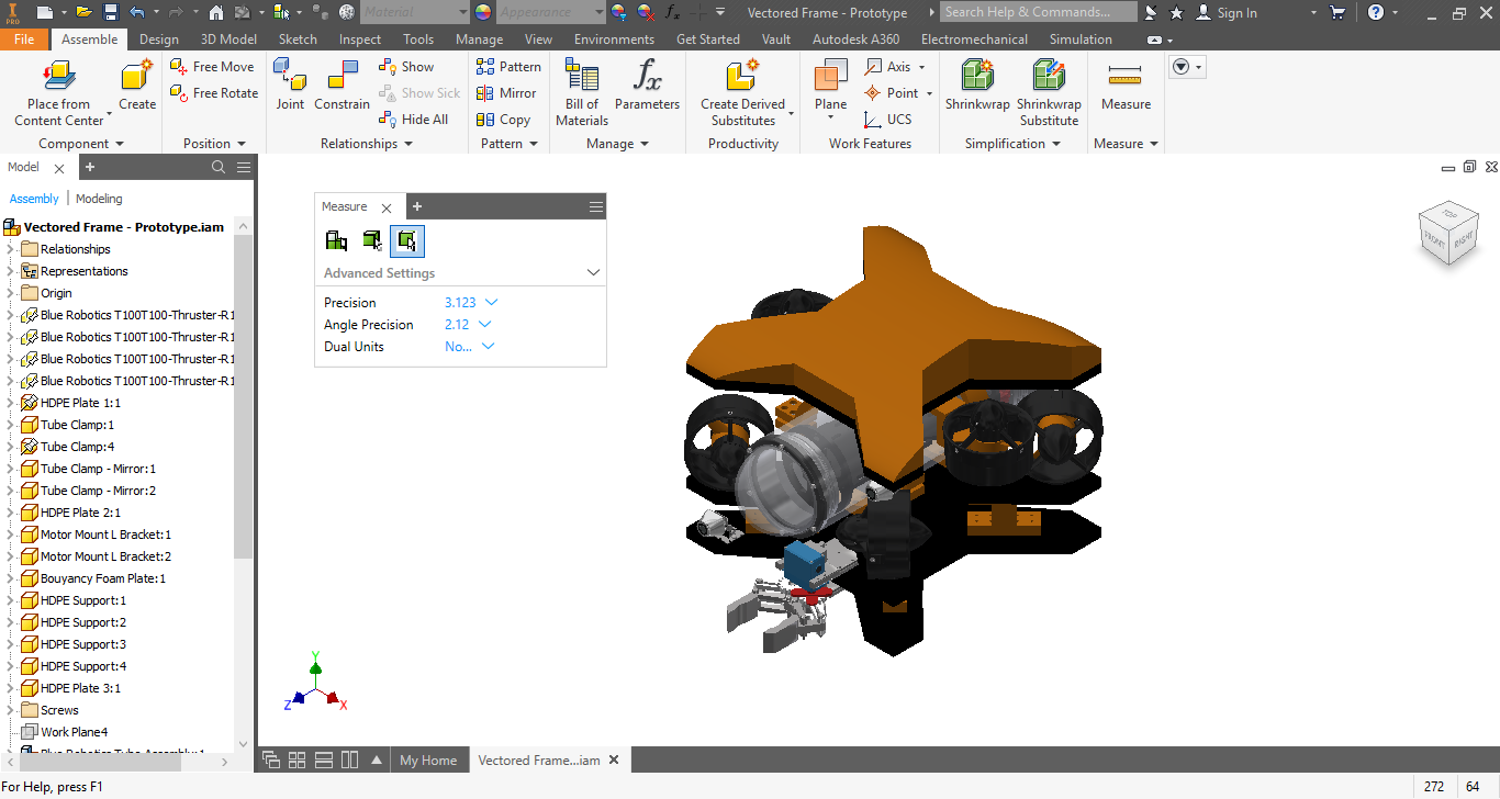 Screenshot of Autodesk Inventor software